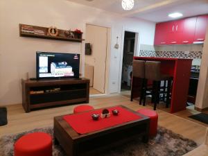 Dapur atau dapur kecil di Apartman Zlatar Omiljena