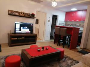 Dapur atau dapur kecil di Apartman Zlatar Omiljena