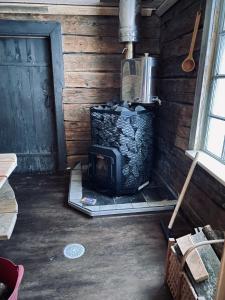 Posezení v ubytování Cosy river house