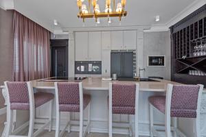 Kuchyň nebo kuchyňský kout v ubytování Villa Carolus in Vodice