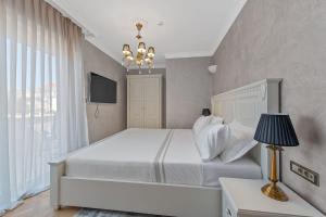 Postel nebo postele na pokoji v ubytování Villa Carolus in Vodice