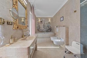 Koupelna v ubytování Villa Carolus in Vodice
