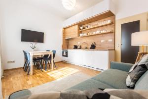 TV a/nebo společenská místnost v ubytování U Pivovaru - Apartments Boží Dar