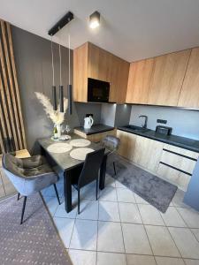 Η κουζίνα ή μικρή κουζίνα στο Apartament Bielik