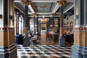 Χώρος καθιστικού στο Elite Hotel Mollberg