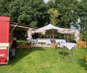 Zahrada ubytování B&B 't Burreken