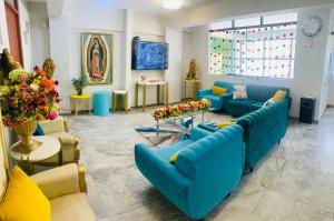 Χώρος καθιστικού στο Hotel Daylu