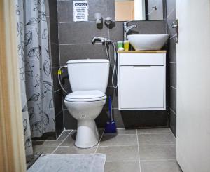 Koupelna v ubytování Hikaya studios