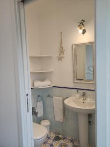 Kylpyhuone majoituspaikassa B&B Villa Cristina