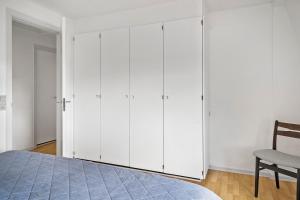 Postel nebo postele na pokoji v ubytování Ulfborg Sky Apartment