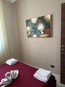 Postel nebo postele na pokoji v ubytování A 20 mt dal mare