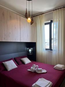 Postel nebo postele na pokoji v ubytování A 20 mt dal mare