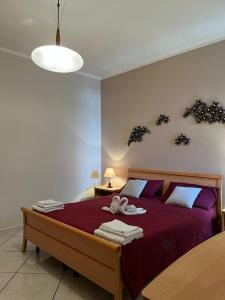 Postel nebo postele na pokoji v ubytování A 20 mt dal mare + 47 fotografií