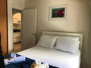 Кровать или кровати в номере 13 · Apartamento Morumbi Privativo