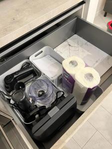 Kuchyňa alebo kuchynka v ubytovaní Perla Luxury Apartment