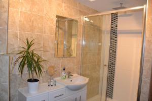 חדר רחצה ב-Olive Tree 2 bed Apartment - STAYSEEKERS