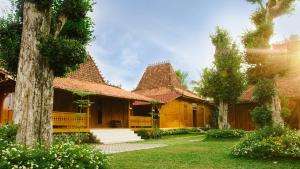 Zahrada ubytování Kampoeng Joglo Boutique Hotel