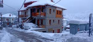 La Petri Studios with Fireplace & View during the winter