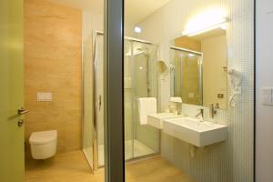 Kúpeľňa v ubytovaní Hotel Purkmistr