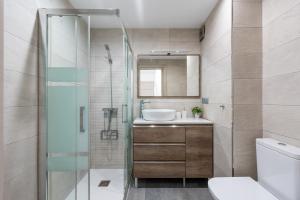 Kúpeľňa v ubytovaní Apartamento La Pampa + 17 fotografií