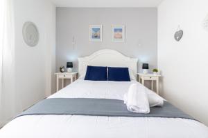 Posteľ alebo postele v izbe v ubytovaní Apartamento La Pampa