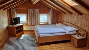 Postel nebo postele na pokoji v ubytování Reiterhof Edelweiss