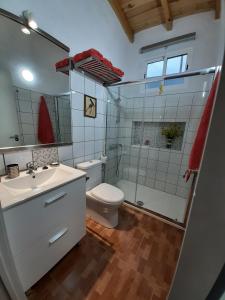 Koupelna v ubytování CASA LA LUNA