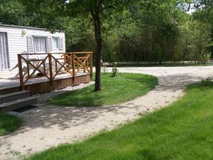 Zahrada ubytování Mobilhome 1 calme et tranquilité