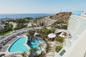 an aerial view of the pool at the resort at Gloria Palace San Agustín Thalasso & Hotel in San Agustin