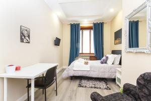 Postel nebo postele na pokoji v ubytování Exclusive Room Arena Inalpi 'La casa di Bertino' + 14 fotografií