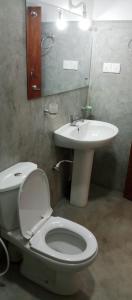 Koupelna v ubytování Nethanya Homestay