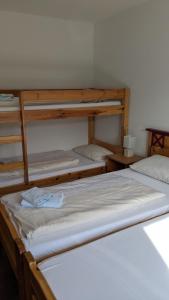 Tempat tidur susun dalam kamar di Residenzpark Willingen Haus Langenberg