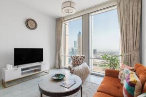 Posezení v ubytování The Smart Concierge - Amna Tower