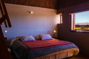 Giường trong phòng chung tại Planeta Atacama Lodge