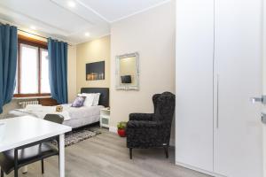 Posezení v ubytování Exclusive Room Arena Inalpi 'La casa di Bertino'