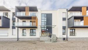 Budynek, w którym mieści się apartament