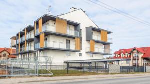 Budynek, w którym mieści się apartament