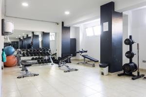 Fitness centrum a/nebo fitness zařízení v ubytování Home2Book Charming Apartment in Bajamar