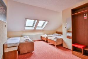 Voodi või voodid majutusasutuse Hotel Tábor toas