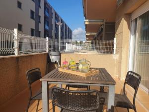 Balkón nebo terasa v ubytování Apartaments Flamingo