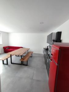 Küche/Küchenzeile in der Unterkunft Ferienwohnungen am Stadtgarten Pforzheim