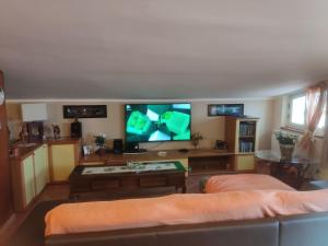 TV a/nebo společenská místnost v ubytování Terrazza sul Mare