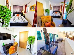 Istumisnurk majutusasutuses Evolve Coliving Guesthouse