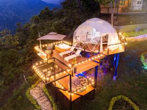 Příroda nedaleko luxury tent