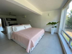 Postel nebo postele na pokoji v ubytování Hotel Marjaba