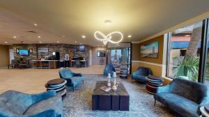 Posezení v ubytování Clarion Pointe Galveston - Beachfront