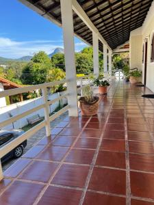 Balkon atau teras di Pousada Videira de Teresópolis