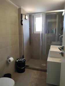 Koupelna v ubytování Fully renovated, family-friendly apartment, next to a huge green park, in Athens center