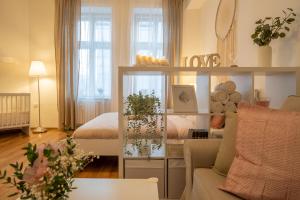 Posezení v ubytování FAMILY Apartment OSTRAVA
