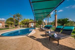 Bazén v ubytování Ideal Property Mallorca - Can Caragol Inca nebo v jeho okolí